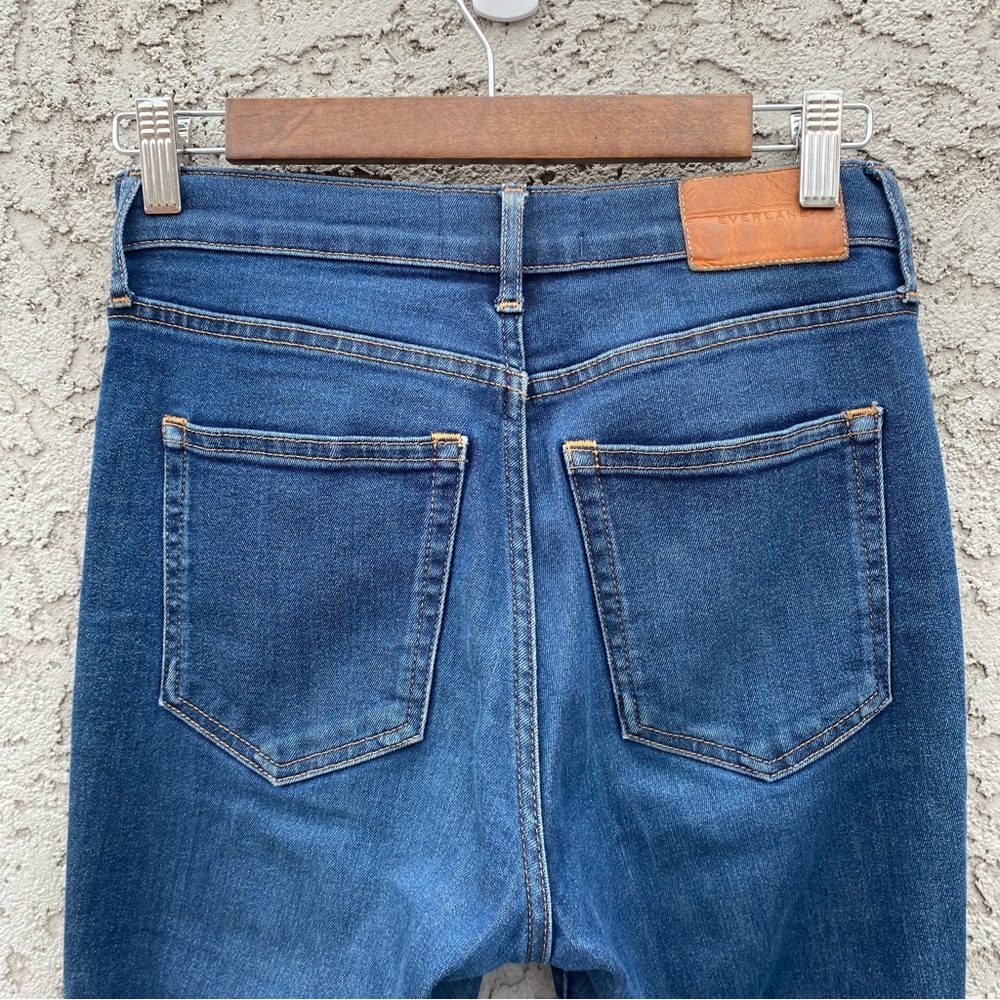 EVERLANE Medium Wash High Rise Skinny Jeans - Picture 7 of 8